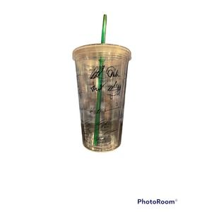 Unique Tumbler with straw and lid